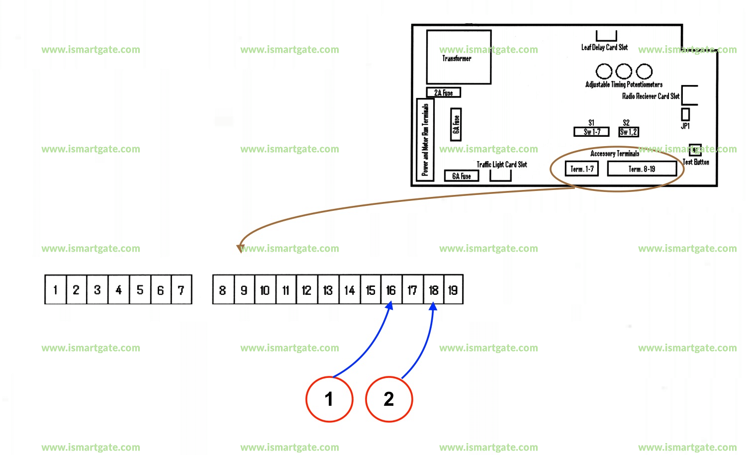 Wiring diagram for BYAN G2M Control Board